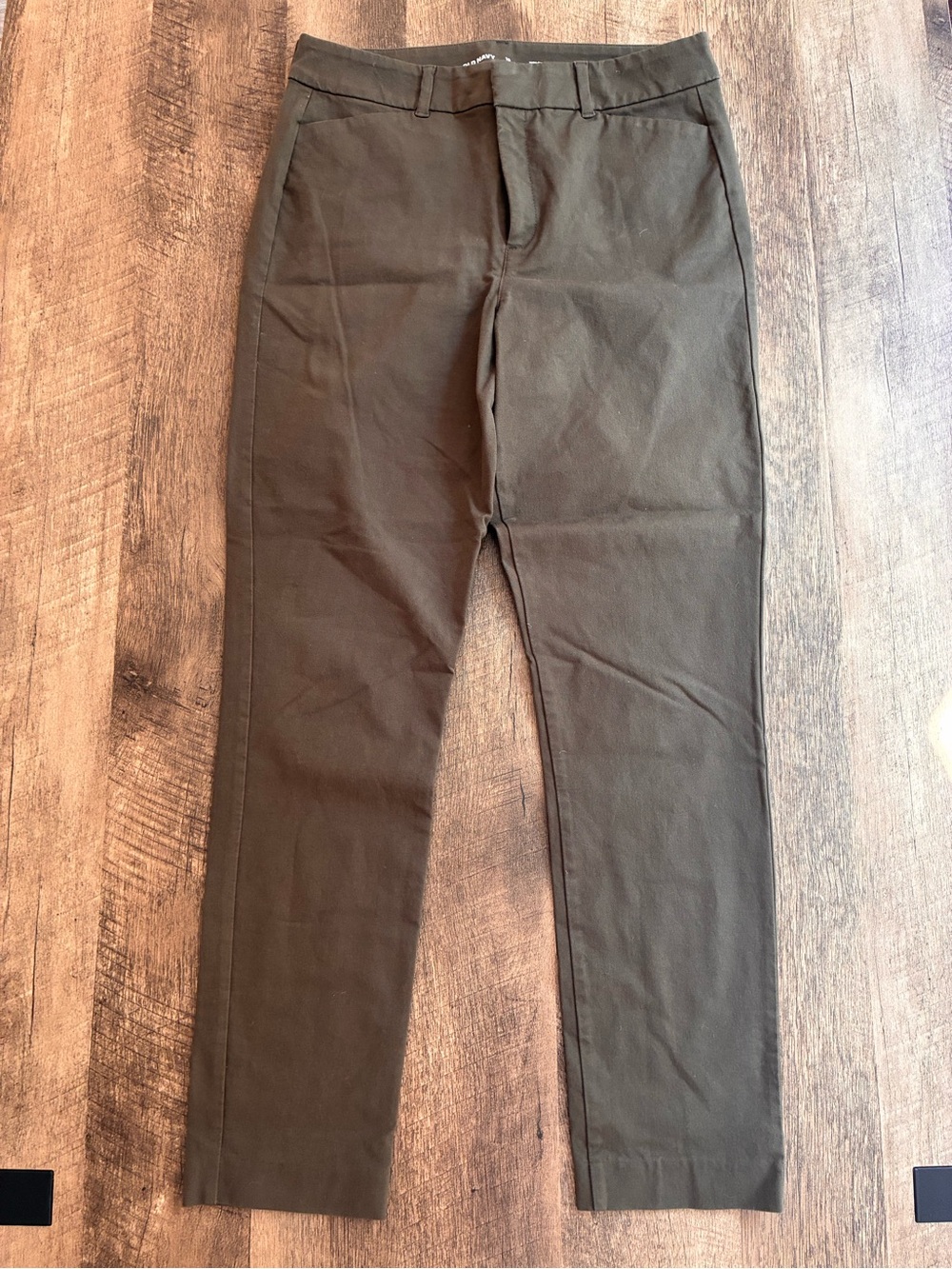 Old Navy Women's Olive Straight Leg Pants
